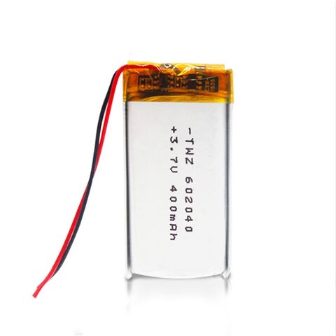 3.7v Polymer Lithium Battery Packs,602040 400mah 3.7v