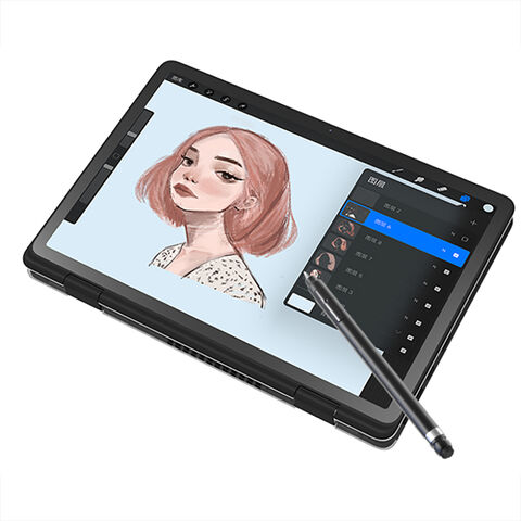 Laptop 2 em 1 YOGA X360 Flip de 11 polegadas com tela sensível ao toque, Celeron N100 6 MB de cache, até 3,4 GHz, 8 GB de RAM, SSD de 256 GB, Notebook_HL110YP (em estoque)