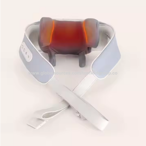 Masajeador Eléctrico Shiatsu Cervical y de Hombros con Calor - Chaleco Masajeador Cervical y de Hombros con Función de Amasamiento - Oferta Caliente