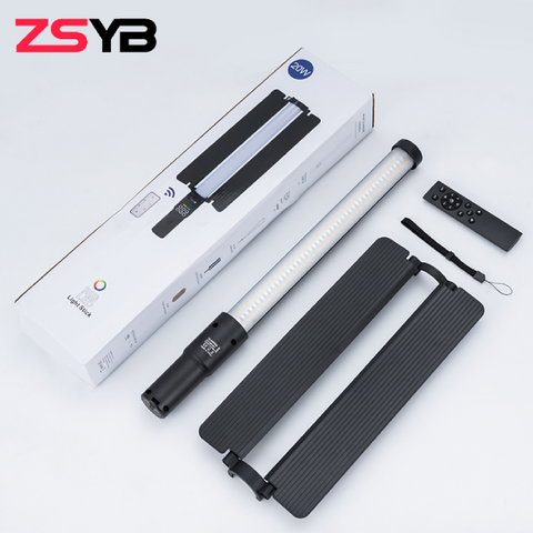 ZSYB 8000 mAh 90 min d'autonomie Couleur Numérique LED Éclairage Photo RGB Bâton Lumineux Vidéo Portable