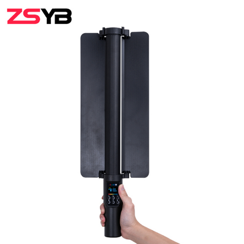 ZSYB 8000 mAh 90 min d'autonomie Couleur Numérique LED Éclairage Photo RGB Bâton Lumineux Vidéo Portable