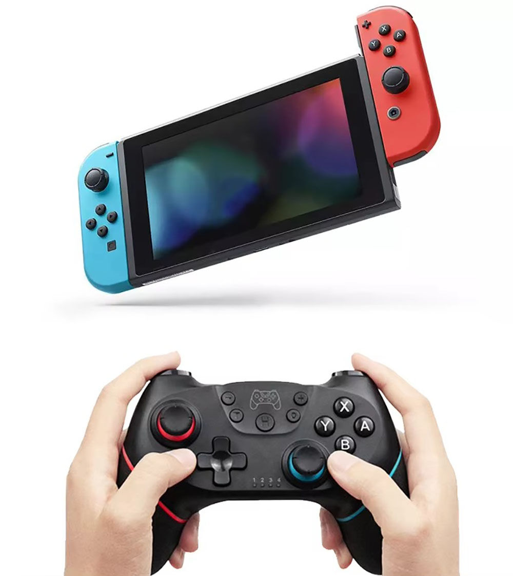 Switch Contrllers Built In Switch Wireless Controller With 6-axis Dual Vibration 6-axis Cross ...