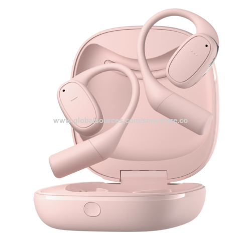 Fabricant OEM + Écouteurs OWS + Stockage de carte TF de 4 Go pour musique locale + Écran TFF 1,7 pouces 360*360 sur la station de charge