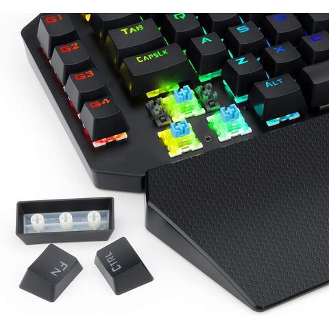 Clavier de jeu mécanique OEM 44 touches, mini-clavier de jeu à une main