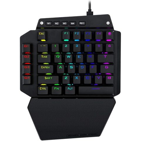 Clavier de jeu mécanique OEM 44 touches, mini-clavier de jeu à une main