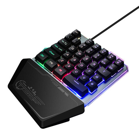 Clavier de jeu mécanique OEM 44 touches, mini-clavier de jeu à une main