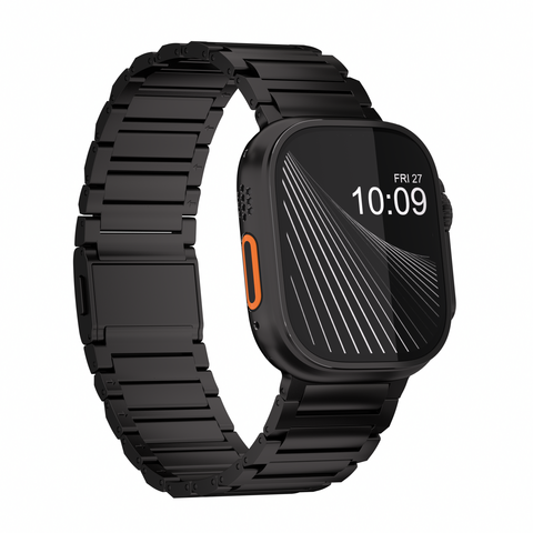 Keepwin Ultra 2 Tali Jam Tangan Titanium Sport untuk Smartwatch, Charm & Aksesori untuk Smart Watch Ultra 2 Tali, Baja Tahan Karat Baru