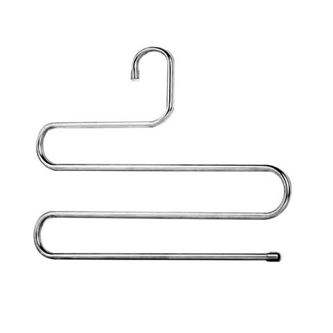 5-Lagen-Kleiderbügel, Küchenhandtuchhalter, Platzsparender Schrankbügel aus Edelstahl