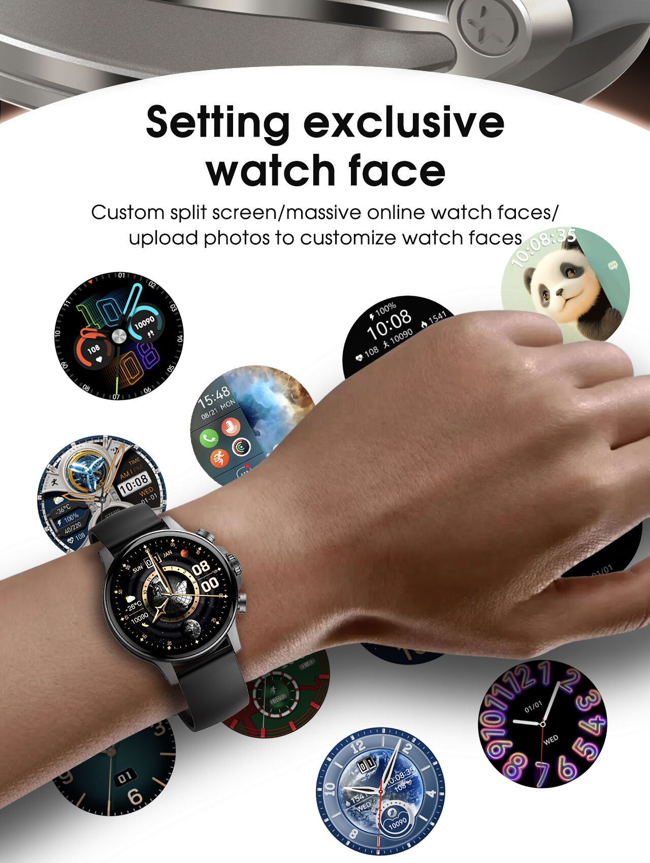 Gadgetoo Ldnio Sw01 1.58&Quot; Amoled Display Fitness Tracker Smart Watch Gadgetoo Ldnio Sw01 1.58&Quot; Amoled Display Fitness Tracker Smart Watch