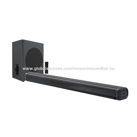 SW128T, 2,1 Barra de sonido de cine en casa con altavoz Bass Reflex, tweeter integrado, fácil configuración, compacto, con BT