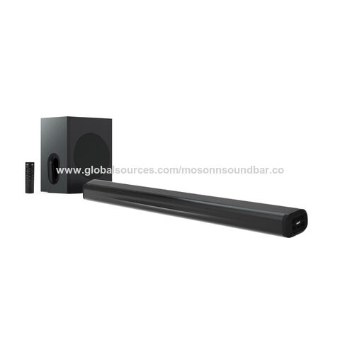 SW128T, 2,1 Barra de sonido de cine en casa con altavoz Bass Reflex, tweeter integrado, fácil configuración, compacto, con BT