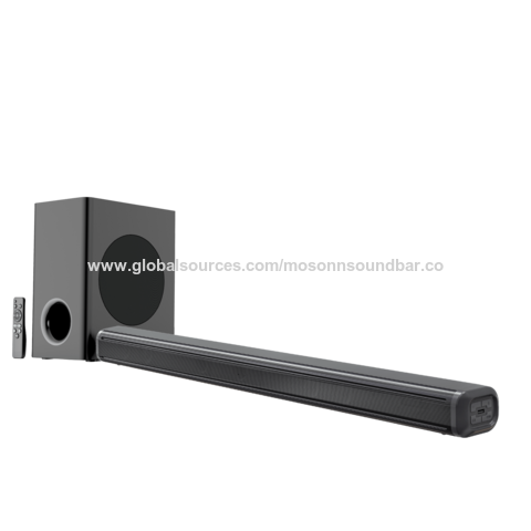 SW128T, 2,1 Barra de sonido de cine en casa con altavoz Bass Reflex, tweeter integrado, fácil configuración, compacto, con BT