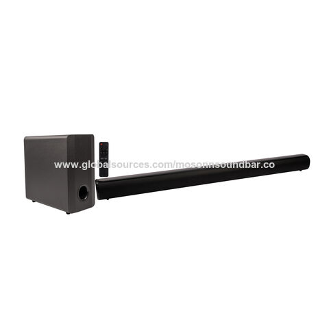 LW121 2.1 Home Theater Sound bar mit Bass Reflex Lautsprecher, integrierter Hochtöner, einfache Einrichtung, kompakt, mit BT USB HDMI OPT AUX