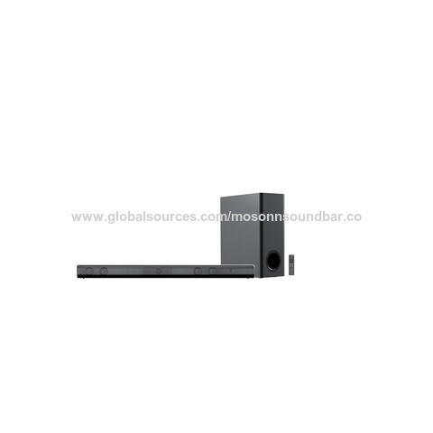 LW121 2.1 Home Theater Sound bar mit Bass Reflex Lautsprecher, integrierter Hochtöner, einfache Einrichtung, kompakt, mit BT USB HDMI OPT AUX