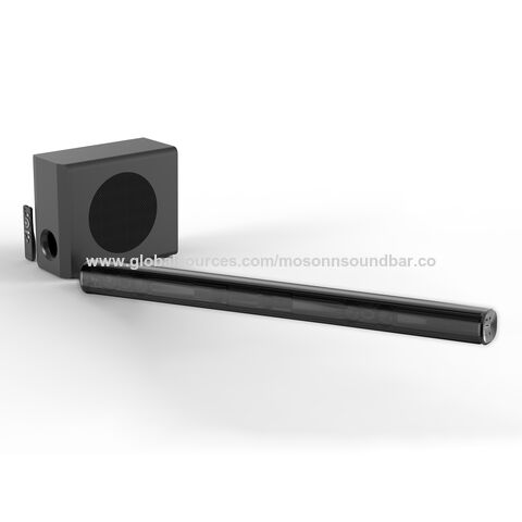 LW121 2.1 Home Theater Sound bar mit Bass Reflex Lautsprecher, integrierter Hochtöner, einfache Einrichtung, kompakt, mit BT USB HDMI OPT AUX