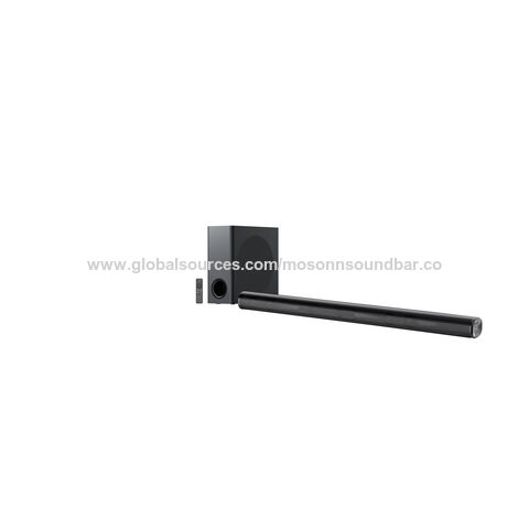 LW121 2.1 Home Theater Sound bar mit Bass Reflex Lautsprecher, integrierter Hochtöner, einfache Einrichtung, kompakt, mit BT USB HDMI OPT AUX