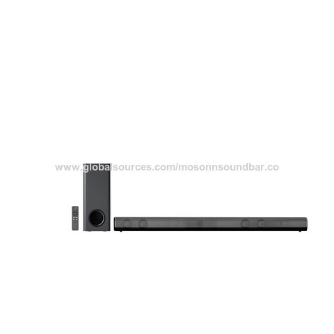 LW121 2.1 Home Theater Sound bar mit Bass Reflex Lautsprecher, integrierter Hochtöner, einfache Einrichtung, kompakt, mit BT USB HDMI OPT AUX