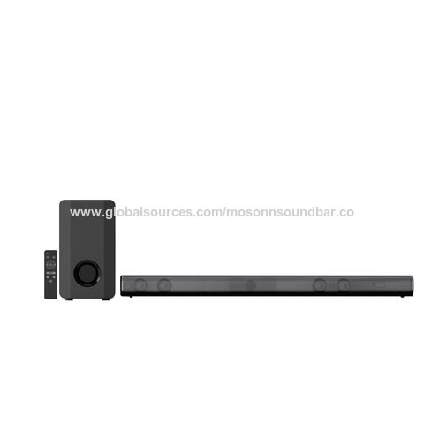 LW121 2.1 Home Theater Sound bar mit Bass Reflex Lautsprecher, integrierter Hochtöner, einfache Einrichtung, kompakt, mit BT USB HDMI OPT AUX