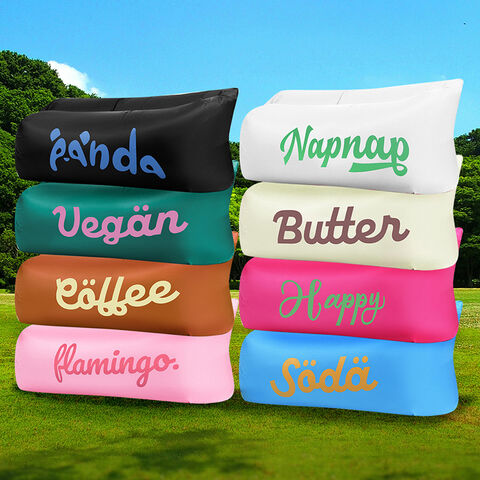 Sacs de couchage gonflables personnalisés avec logo, canapé d'extérieur amphibie, coussin gonflable portable pour voyage, étanche, camping