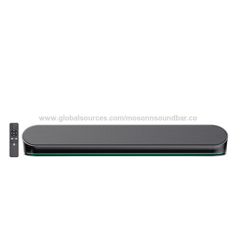 LW17 2.1 Home Theater Sound bar mit Bass Reflex Lautsprecher, integrierter Hochtöner, einfache Einrichtung, kompakt, mit BT USB HDMI OPT AUX