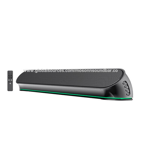 LW17 2.1 Home Theater Sound bar mit Bass Reflex Lautsprecher, integrierter Hochtöner, einfache Einrichtung, kompakt, mit BT USB HDMI OPT AUX