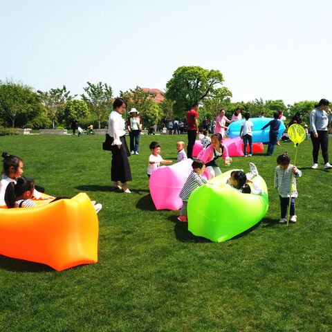 Sacs de couchage gonflables personnalisés avec logo, canapé d'extérieur amphibie, coussin gonflable portable pour voyage, étanche, camping