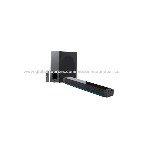 LW182 2.1 Home Theater Sound bar mit Bass Reflex Lautsprecher, integrierter Hochtöner, einfache Einrichtung, kompakt, mit BT USB HDMI OPT AUX