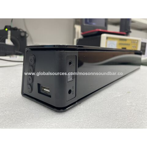 MS16-43 2.0 Heimkino-Sound bar mit Bass reflex lautsprecher, integrierter Hochtöner, einfache Einrichtung, kompakt, mit BT USB OPT AUX