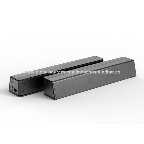 MS16-43 2.0 Heimkino-Sound bar mit Bass reflex lautsprecher, integrierter Hochtöner, einfache Einrichtung, kompakt, mit BT USB OPT AUX