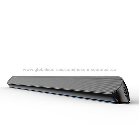 S107B 2.0 Heimkino Sound bar , 40 Watt Mini Sound Bar, mit ARC/Optisch/AUX, Surround Sound System für TV/PC/Gaming/Projektoren