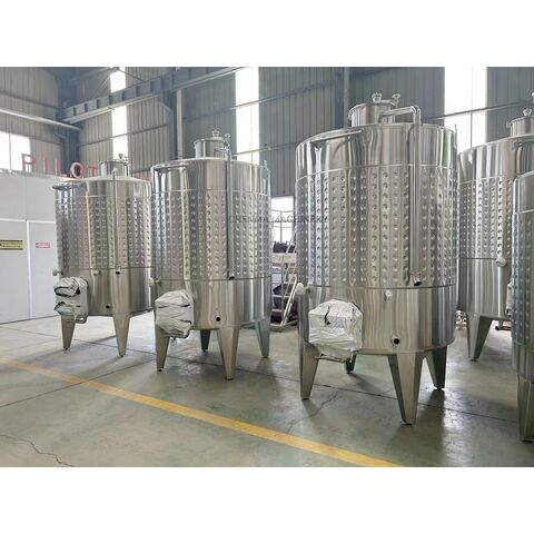 Cuves de Fermentation de Vin 100L-30000L, Équipement Vinicole, Vinification 500L 1000L 2000L 5000L 3000L, Usine de Fabrication