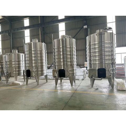 Cuves de Fermentation de Vin 100L-30000L, Équipement Vinicole, Vinification 500L 1000L 2000L 5000L 3000L, Usine de Fabrication