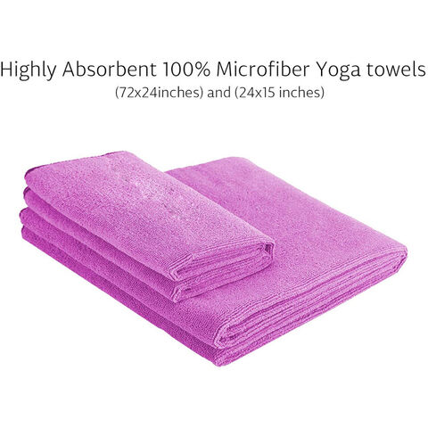 Set Matras Yoga Fitness termasuk Matras Yoga, Balok, Sabuk Peregangan Yoga, Handuk 5 in 1. Dukungan dapat disesuaikan dengan cetak logo.