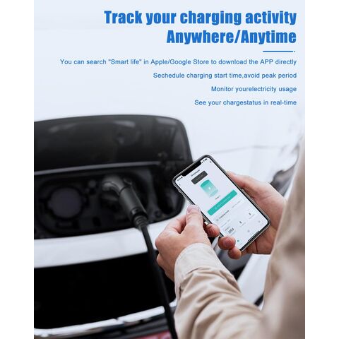 شاحن EV محمول Goodlink EVSE 7kW 32A SAE J1772 قابس شحن مع خدمة OEM ODM GBT نوع 1 نوع 2 NACS