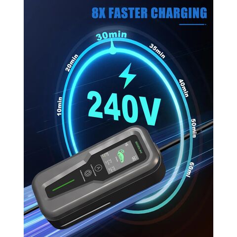 شاحن EV محمول Goodlink EVSE 7kW 32A SAE J1772 قابس شحن مع خدمة OEM ODM GBT نوع 1 نوع 2 NACS