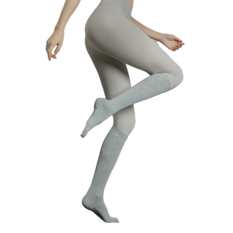 Chaussettes de Pilates et Yoga Antidérapantes en Coton Colorées et Personnalisées pour Femmes