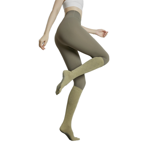 Chaussettes de Pilates et Yoga Antidérapantes en Coton Colorées et Personnalisées pour Femmes