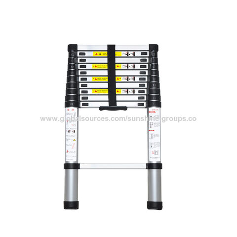 Home indoor and outdoor decoration portable ladder aluminum alloy telescopic ladder joint folding bamboo household ladder
