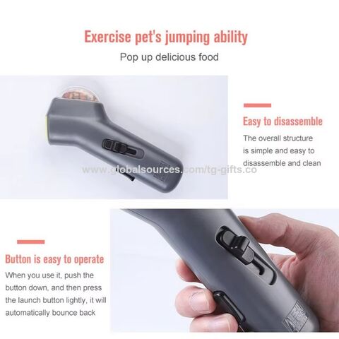 Jouet Interactif d'Entraînement pour Chiens, Lanceur de Friandises pour Animaux de Compagnie, Jouet de Plage d'Extérieur, Distributeur de Nourriture pour Chiens et Chats, Fournitures pour Animaux de Compagnie en Gros
