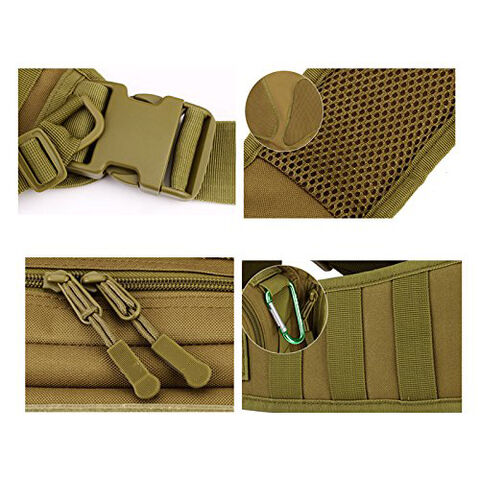Mochila Tática Militar de Ombro, Bolsa de Peito, Mochila Molle, Bolsa de Ombro Grande
