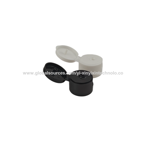 Factory Supply best 18mm 20mm 24mm 28mm Plastic Flip Top Cap Cosmetic Clear Screw Plastic Cap Ribbed Smooth