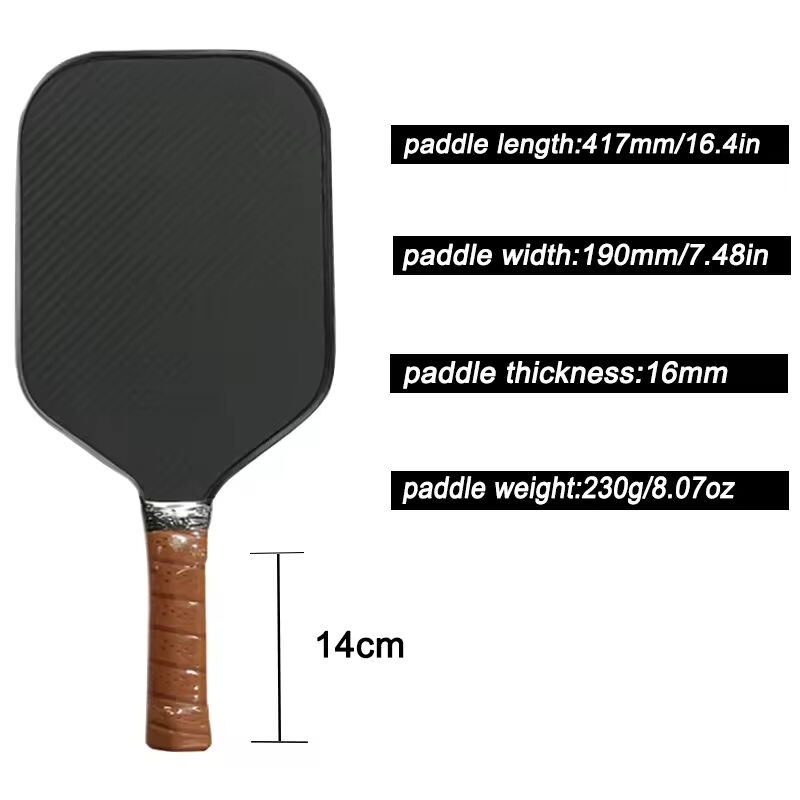 Pro Paddle Racket New Arrival Pro Paddle Rackets Durable Carbon Fiber Woven Texture ...