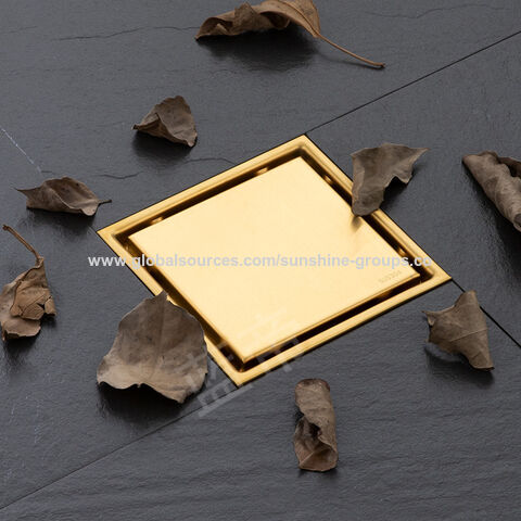 15*15 deodorizing invisible floor drain 304 stainless steel hidden floor drain bathroom shower room floor drain