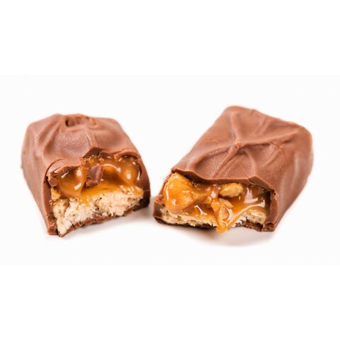 Barritas de Chocolate Snicker's con Cacahuetes y Chocolate 50g