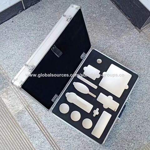 Multifunctional aluminum alloy suitcase instrument packaging portable hardware tool box shockproof password box aluminum box