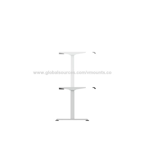 هيكل مكتب قابل للوقوف بمحرك مزدوج عمود ذو عمود مربع من V-mount وإطار شاق شديد مع محرك لا يحتوي فرش ؕ٠ كجم سعة الحمولة ؓ٣٠ رطلا معرف VM-JSD2BLM-01-3-Z