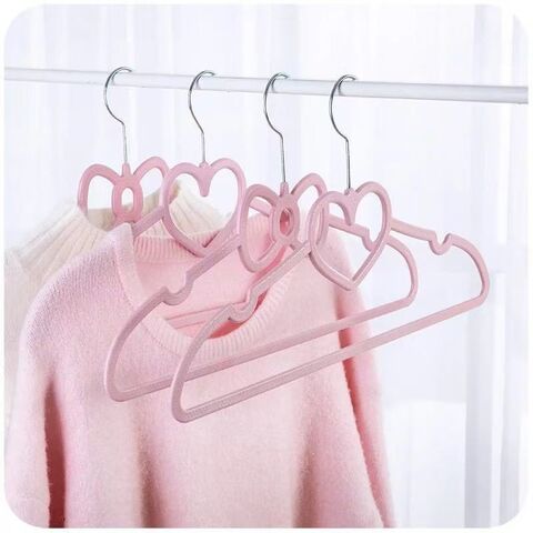 Samt Babykleiderbügel Rutschfest für Schrank Ultra Slim Platzsparend Kinder 360-Grad-Drehhaken, Kleiderbügel für Säuglinge/Kleinkinder
