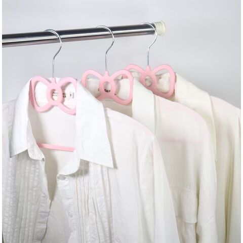 Samt Babykleiderbügel Rutschfest für Schrank Ultra Slim Platzsparend Kinder 360-Grad-Drehhaken, Kleiderbügel für Säuglinge/Kleinkinder