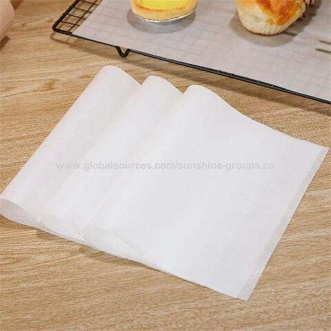 Ölpapier zum Backen, Silikon-Ölpapier in Lebensmittelqualität, ölabsorbierend, rechteckig, antihaftbeschichtetes Backblechpapier für den Ofen