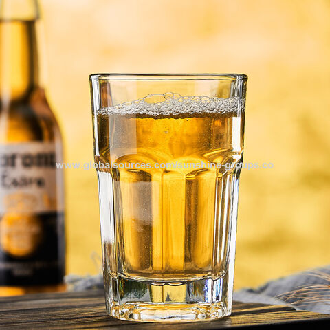 Verre à bière octogonal trempé Libby, grande capacité, verre à bière pression, verre à jus pour la maison, verre spécial pour bar et KTV